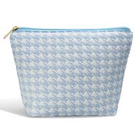 Basic Houndstooth Cotton Chain Square Makeup Bags sku image 3