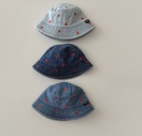Girl'S Streetwear Heart Shape Embroidery Bucket Hat main image 6