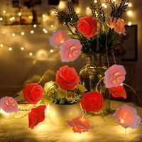 Cute Romantic Rose Plastic Wedding Party Festival String Lights sku image 21