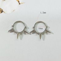 1 Piece Nose Rings & Studs Simple Style Solid Color 304 Stainless Steel main image 2