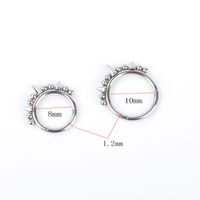 1 Piece Nose Rings & Studs Simple Style Solid Color 304 Stainless Steel main image 2
