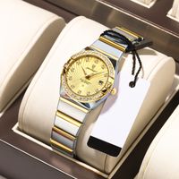 Casual Elegant Solid Color Butterfly Double Snap Quartz Women's Watches main image 2
