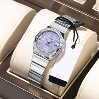 Casual Elegant Solid Color Butterfly Double Snap Quartz Women's Watches sku image 3