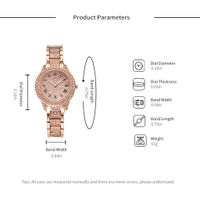 Décontractée Géométrique Boucle Cachée Quartz Femmes De Montres main image 2