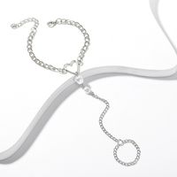 Simple Style Geometric Heart Shape Alloy Plating Women's Bracelets main image 4