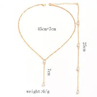 Simple Style Geometric Solid Color Alloy Plating Women's Pendant Necklace main image 8