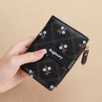 Women's Flower Pu Leather Flip Cover Wallets sku image 1