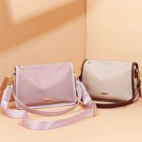 Femmes Mini Polyester Bloc De Couleur Style Vintage Style Classique Carré Fermeture Éclair Sac De Messager main image 4