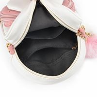 Women's Pu Leather Color Block Cute Square Zipper Shoulder Bag main image 4