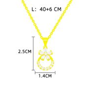 Elegant Kreis Blütenblatt Titan Stahl Überzug 18 Karat Vergoldet Halskette Mit Anhänger main image 2