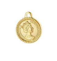 1 Piece Stainless Steel 18K Gold Plated Human Letter Pendant sku image 9
