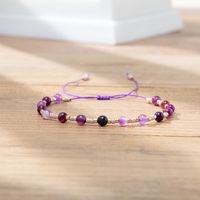 Vacation Color Block Glass Beaded Chain Women's Bracelets sku image 4