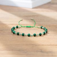 Vacation Color Block Glass Beaded Chain Women's Bracelets main image 4