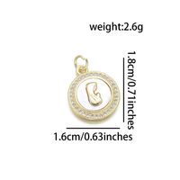 1 Piece Basic Virgin Mary Copper Plating Inlay Pendant Jewelry Accessories sku image 4