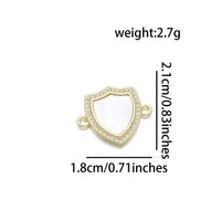 1 Piece Basic Geometric Diamonds Copper Plating Inlay Pendant Jewelry Accessories sku image 5