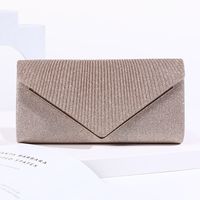 Polyester Solid Color Square Evening Bags sku image 1