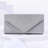 Polyester Solid Color Square Evening Bags sku image 2
