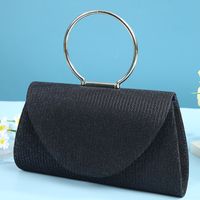 Polyester Solid Color Square Evening Bags main image 1