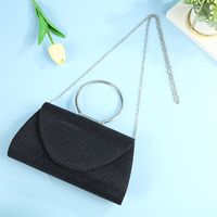 Polyester Solid Color Square Evening Bags main image 4