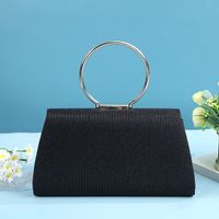 Polyester Solid Color Square Evening Bags main image 3