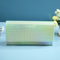 Polyester Solid Color Square Evening Bags main image 3