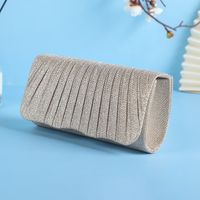 Polyester Solid Color Square Evening Bags sku image 1