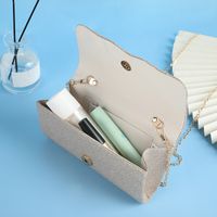 Polyester Solid Color Square Evening Bags main image 3