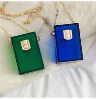 Women's Mini Pvc Solid Color Streetwear Magnetic Buckle Shoulder Bag main image 1