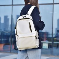 Solid Color Casual Daily Women's Backpack main image 6
