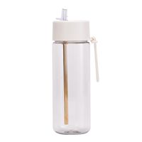 Casual Vacation Solid Color Plastic Water Bottles 1 Piece sku image 4