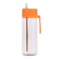 Casual Vacation Solid Color Plastic Water Bottles 1 Piece sku image 5