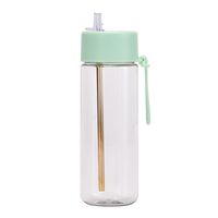 Casual Vacation Solid Color Plastic Water Bottles 1 Piece sku image 7