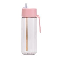 Casual Vacation Solid Color Plastic Water Bottles 1 Piece sku image 6