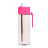 Casual Vacation Solid Color Plastic Water Bottles 1 Piece sku image 8