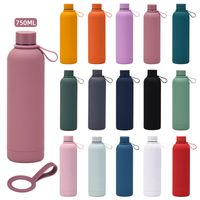 Casual Vacation Solid Color Stainless Steel Water Bottles 1 Piece main image 5