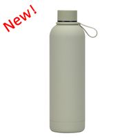 Casual Vacation Solid Color Stainless Steel Water Bottles 1 Piece sku image 1
