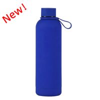 Casual Vacation Solid Color Stainless Steel Water Bottles 1 Piece sku image 4