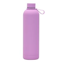 Casual Vacation Solid Color Stainless Steel Water Bottles 1 Piece sku image 3