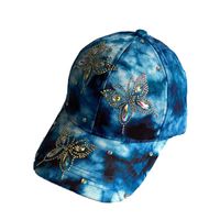 Women's Elegant Classic Style Color Block Butterfly Curved Eaves Baseball Cap main image 3