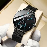 Simple Style Geometric Jewelry Buckle Quartz Men's Watches main image 5