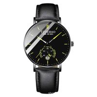 Simple Style Geometric Jewelry Buckle Quartz Men's Watches sku image 8