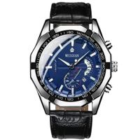 Casual Geométrico Hebilla Plegable Simple Cuarzo Relojes Hombre sku image 9