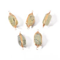 5 Pcs/package Simple Style Geometric Natural Stone Plating Pendant Jewelry Accessories sku image 1