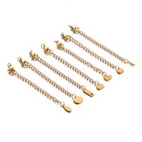 20 Pcs/package Simple Style Solid Color Stainless Steel Plating Chain Jewelry Accessories main image 6