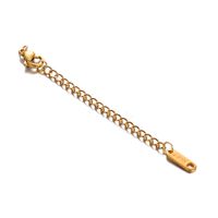 20 Pcs/package Simple Style Solid Color Stainless Steel Plating Chain Jewelry Accessories sku image 10