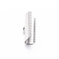 20 PCS/Package Stainless Steel Solid Color Jewelry Buckle Simple Style sku image 7