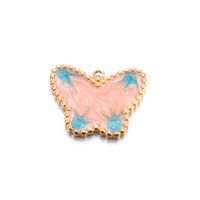 Un Pack De 3 Style Simple Papillon Acier Inoxydable Émail Pendentif Bijoux Accessoires sku image 1