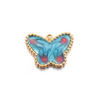 Un Pack De 3 Style Simple Papillon Acier Inoxydable Émail Pendentif Bijoux Accessoires sku image 2