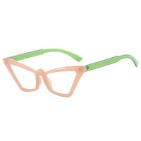 Basic Color Block Pc Cat Eye Full Frame Women's Sunglasses sku image 12
