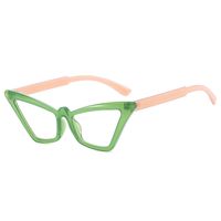 Basic Color Block Pc Cat Eye Full Frame Women's Sunglasses sku image 8